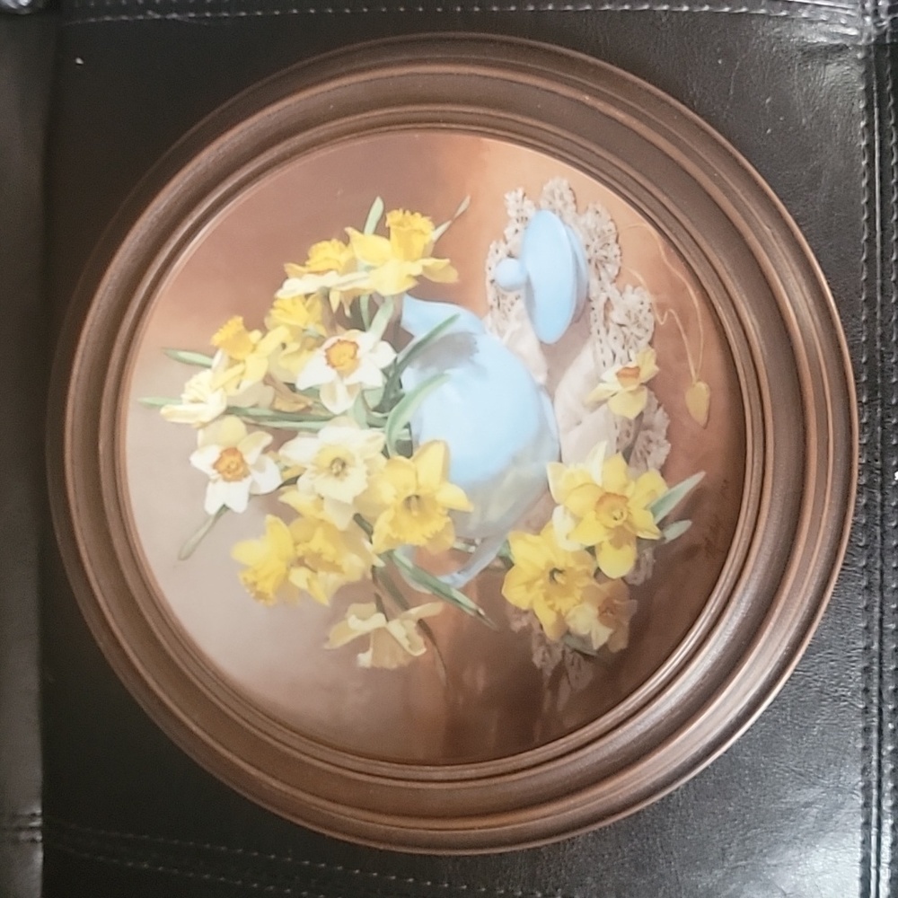 Vintage 1989 W S George, The Daffodils Collector Plate